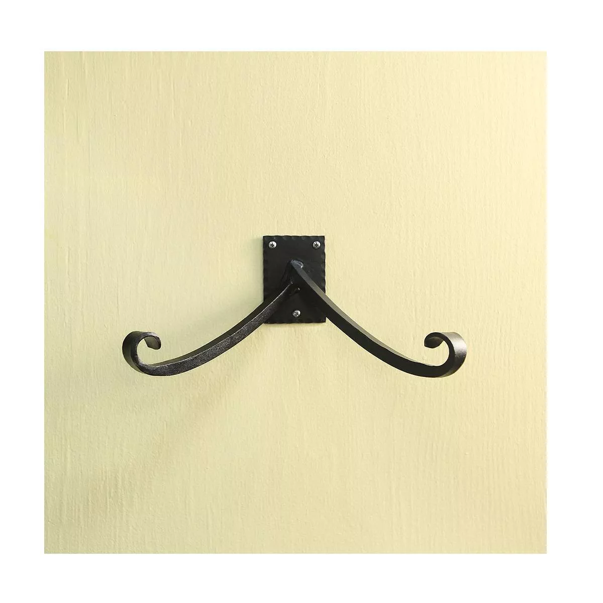 11.75" Y-Bracket with Hooks Black - ACHLA Designs