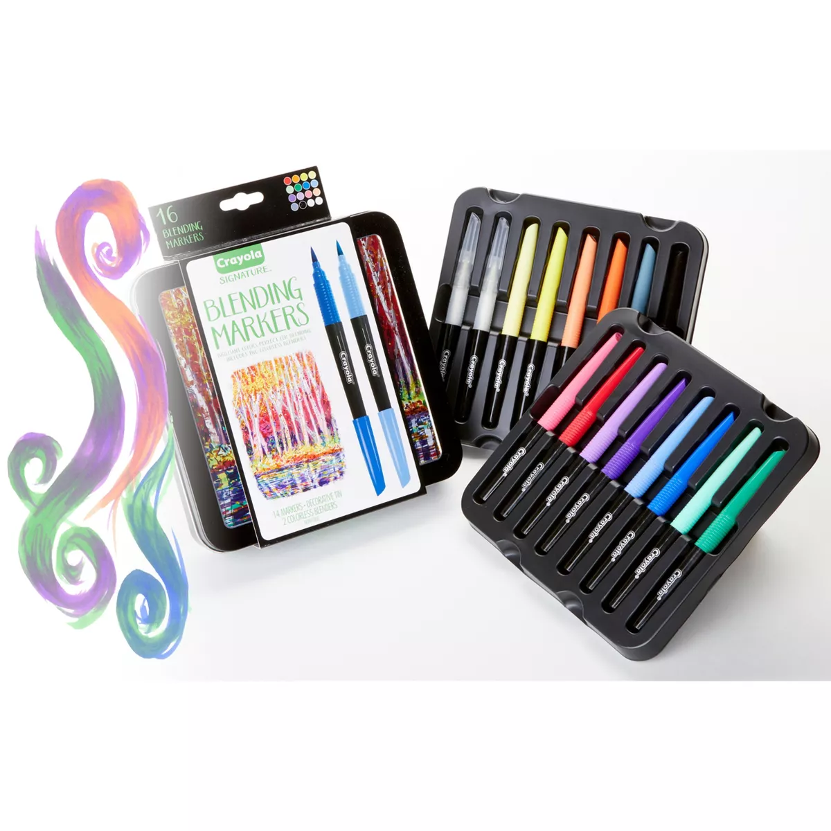 Crayola 16ct Blending Marker Kit with Case