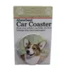 Car Coaster 2.5" Welsh Corgi Car Coaster Absorbant E & S Pet - Coasters
