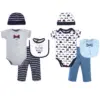 Little Treasure Baby Boy Boxed Gift Set, Charming, 0-6 Months