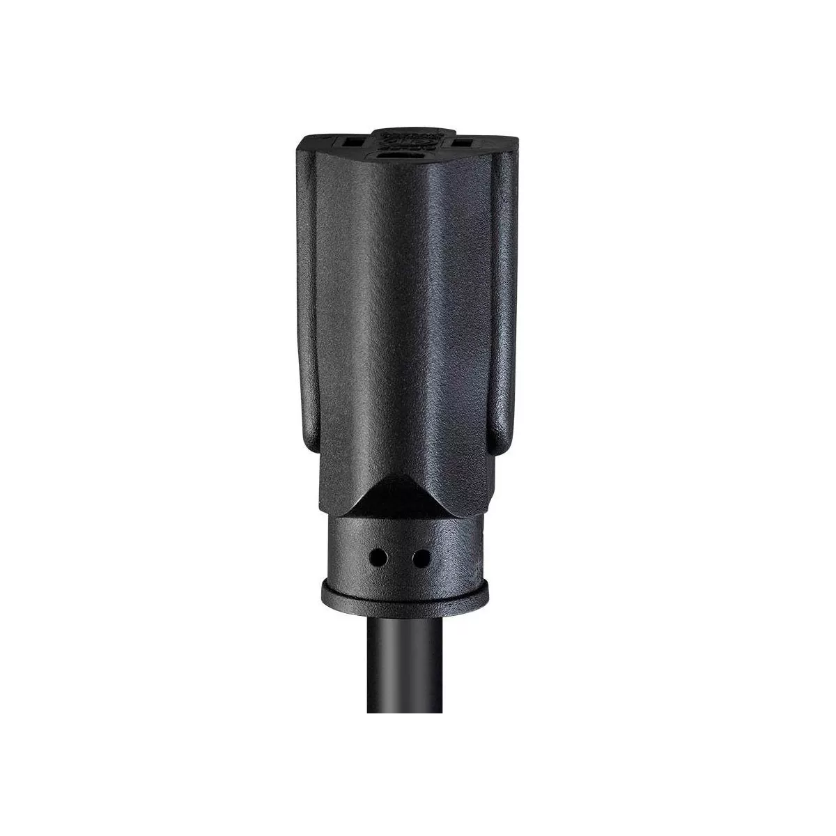 Monoprice Extension Cord - 1 Feet - Black | NEMA 5-15P to NEMA 5-15R, 18AWG, 10A, SVT, 120V