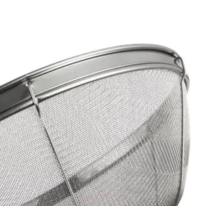 Juvale Stainless Steel Colander/Mesh Colander Strainer Basket - For Kitchen Straining, Draining, Salad, Spaghetti and Noodles - 10.25 x 4 Inches