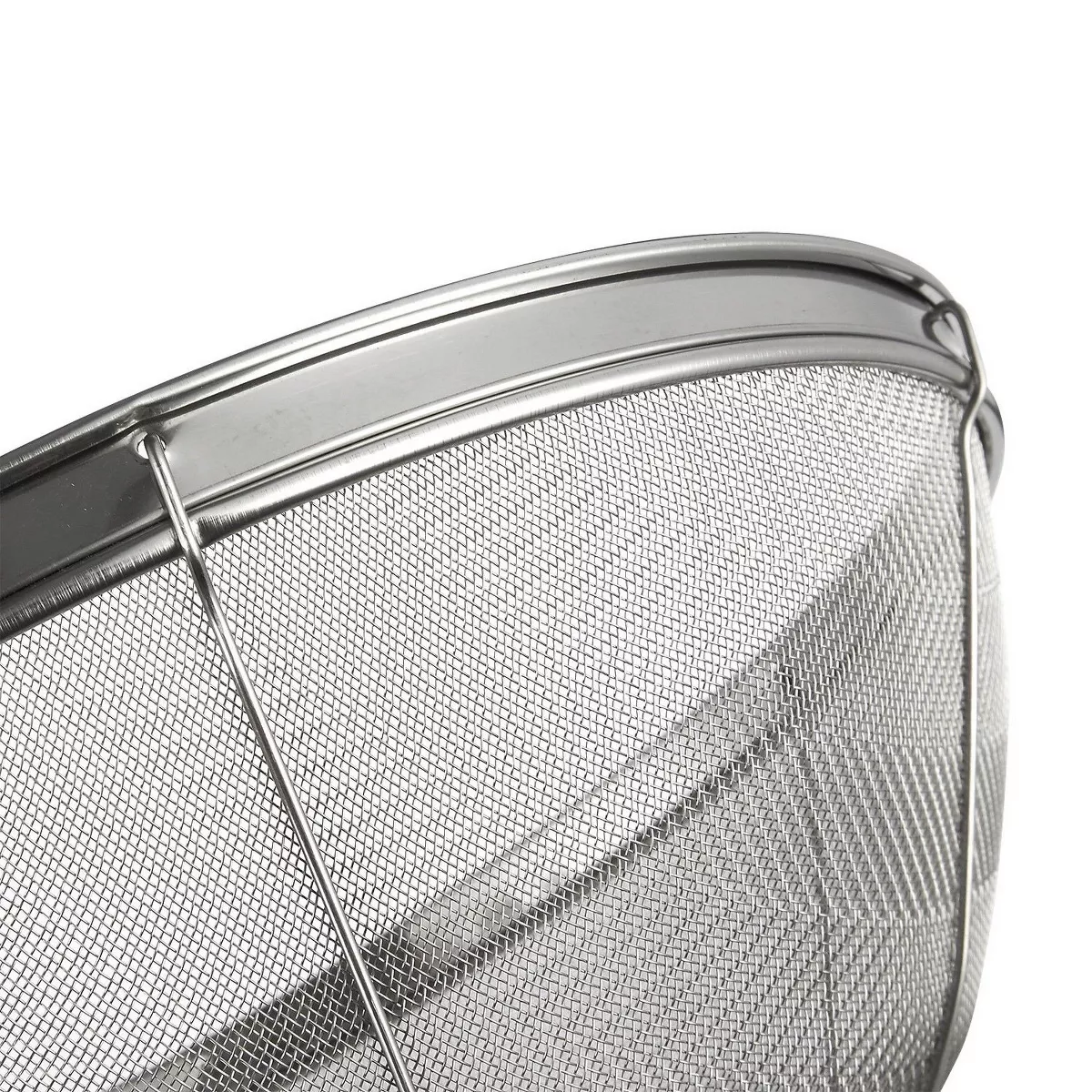 Juvale Stainless Steel Colander/Mesh Colander Strainer Basket - For Kitchen Straining, Draining, Salad, Spaghetti and Noodles - 10.25 x 4 Inches