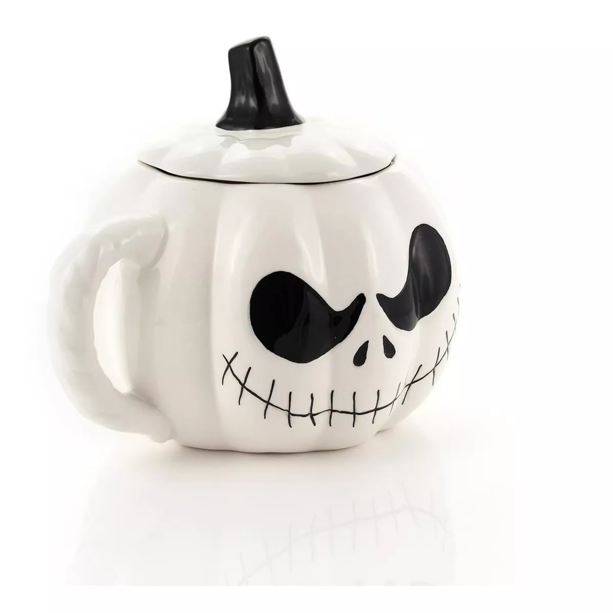 Seven20 Nightmare Before Christmas Jack Skellington Spooky Figural 24 Oz Mug With Lid