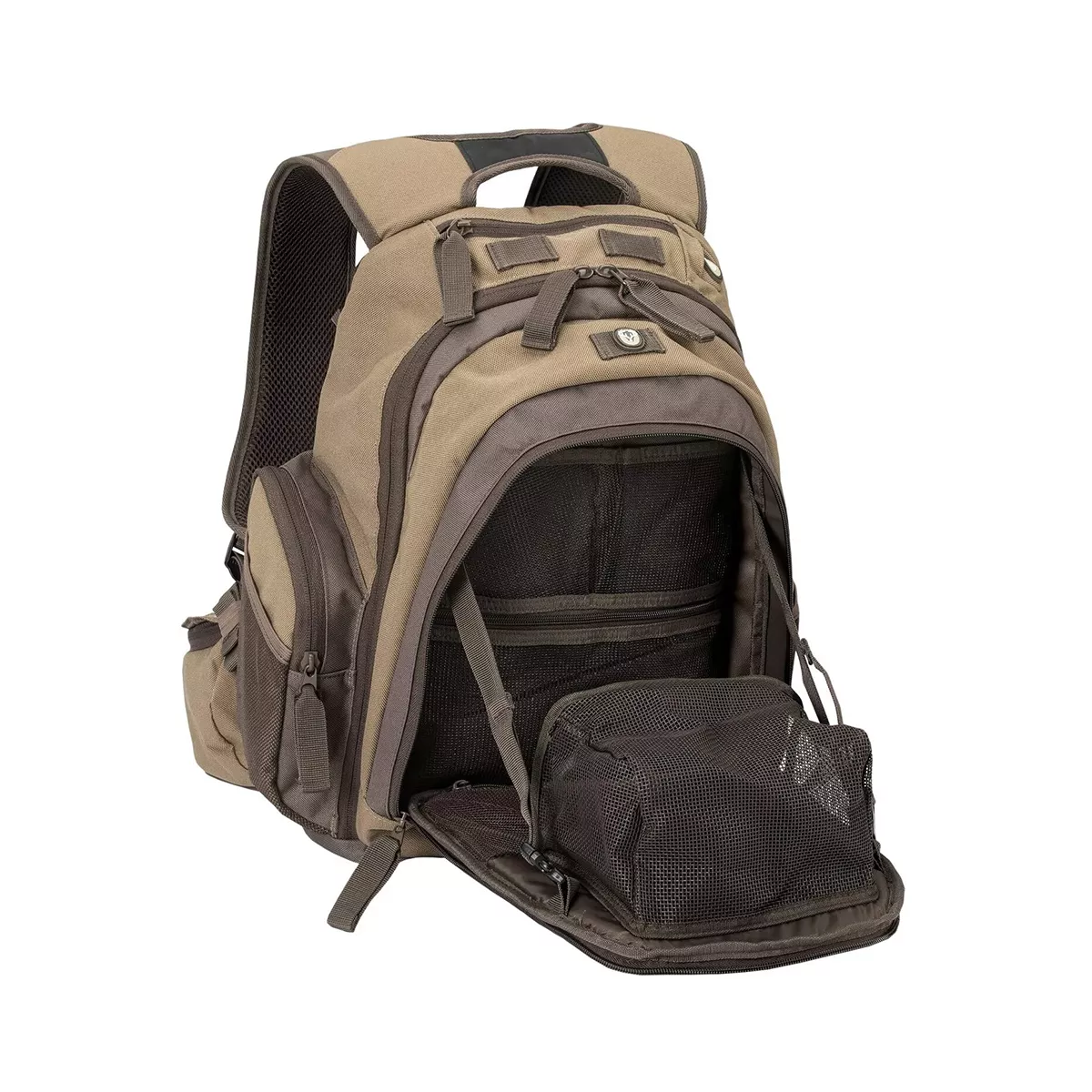 Insights 9302 The Element Heavy Duty 1,831 Cubic Inch Outdoor Hiking Fishing Camping Hunting Backpack with Rain Fly, Insights SE Brown Camouflage