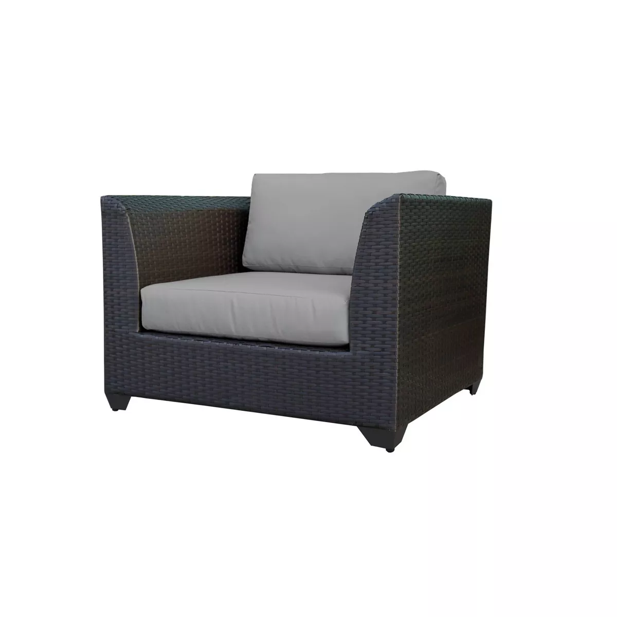 Barbados 14pc Patio Sectional Seating Set with Cushions - Gray - TK Classics
