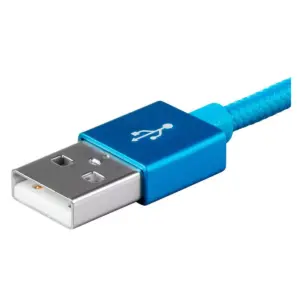 Monoprice Palette Series MFi Certified Lightning to USB Charge & Sync Cable, 3ft Blue