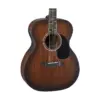 Mitchell T333E-BST Solid Mahogany Auditorium Acoustic-Electric Guitar Edge Burst