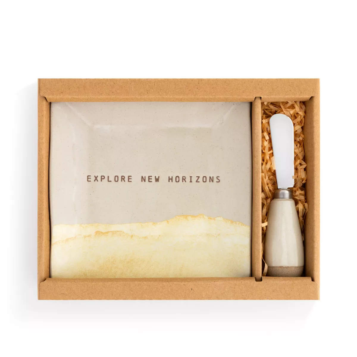 DEMDACO Explore New Horizons Plate with Spreader Set blue