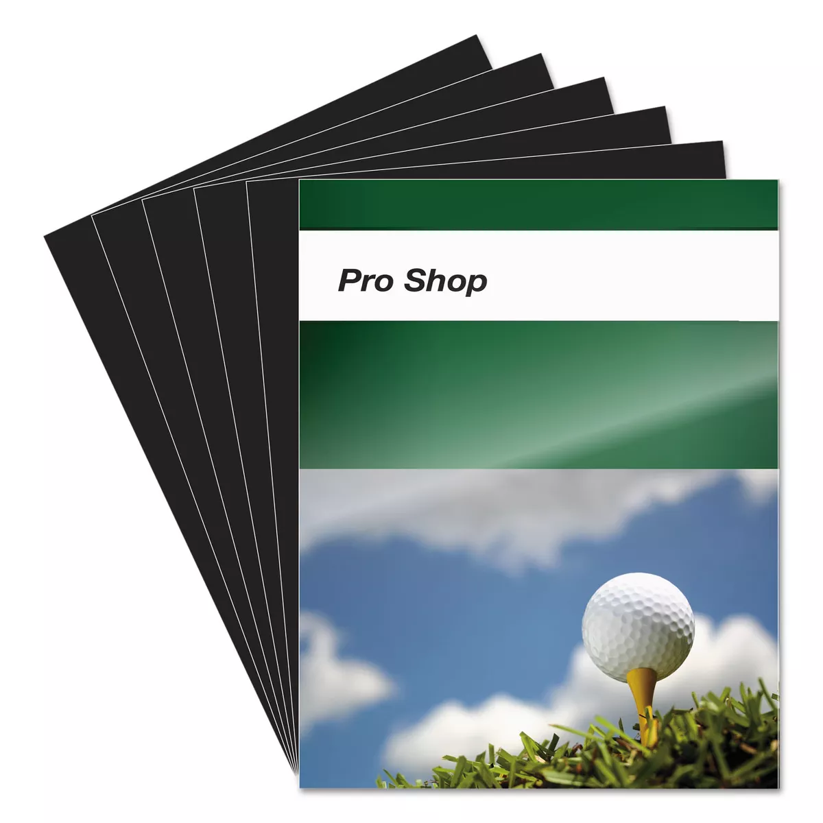 Fellowes Futura Binding System Covers Square Corners 11 x 8 1/2 Black 25/Pack 5224901