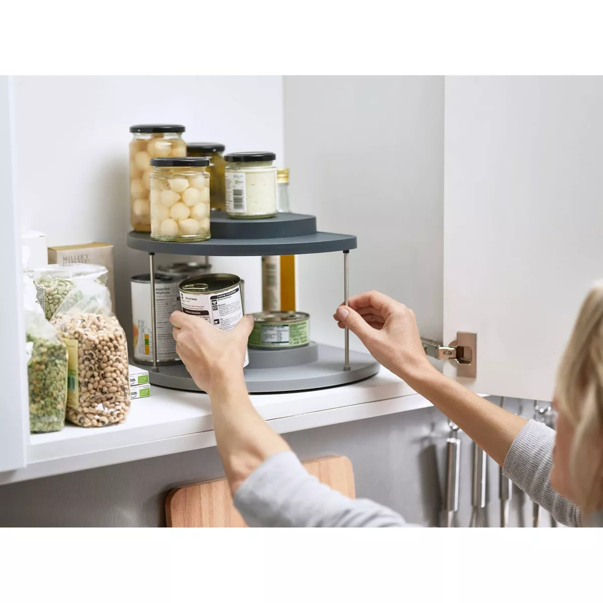 Joseph Joseph CupboardStore 2-Tier Rotating Organizer