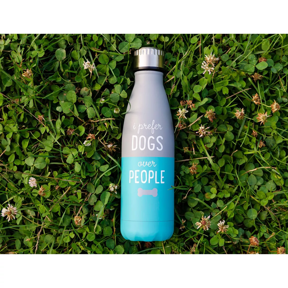 Pearhead Water Bottle - I Prefer Dogs Over People - 17oz
