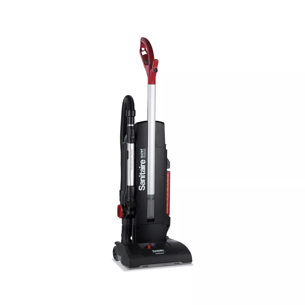Sanitaire SC9180D MULTI-SURFACE 110V 11.3 Amp QuietClean 2-Motor Upright Vacuum - Black