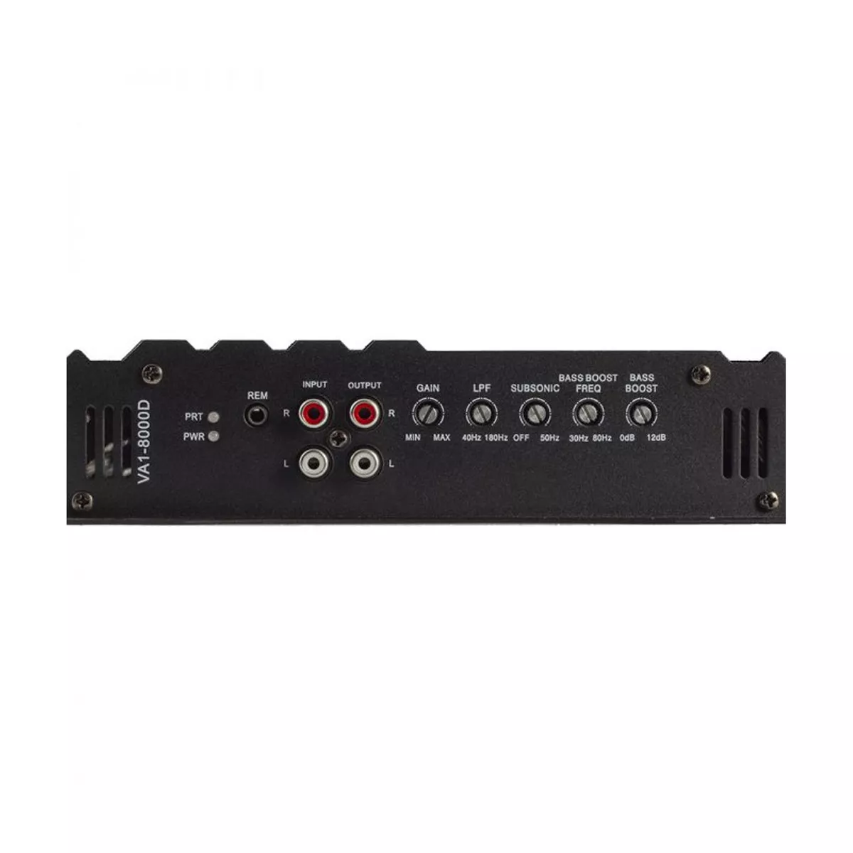 Power Acoustik VA1-8000D Vertigo Series Class D 8000 Watt Monoblock Amplifier with MOSFET Power and Overload Protection for Car Audio Sound System