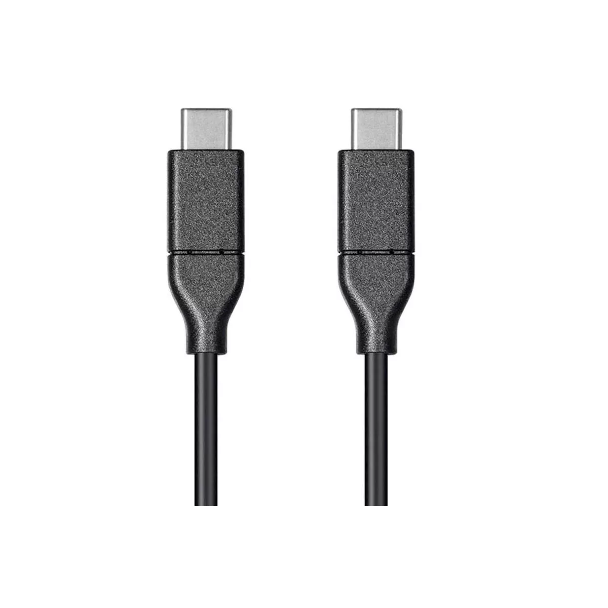 Monoprice USB & Lightning Cable - 1 Meter - Black | 2.0 USB-C to USB-C 5A 480 Mbps - Select Series