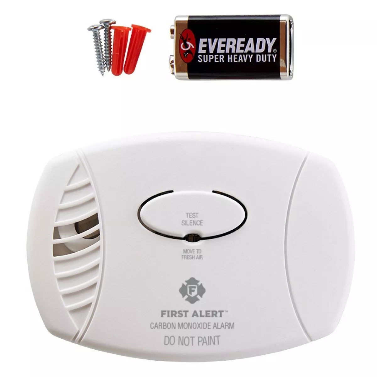 First Alert 2pk CO400CN2 Battery Powered Carbon Monoxide Detector