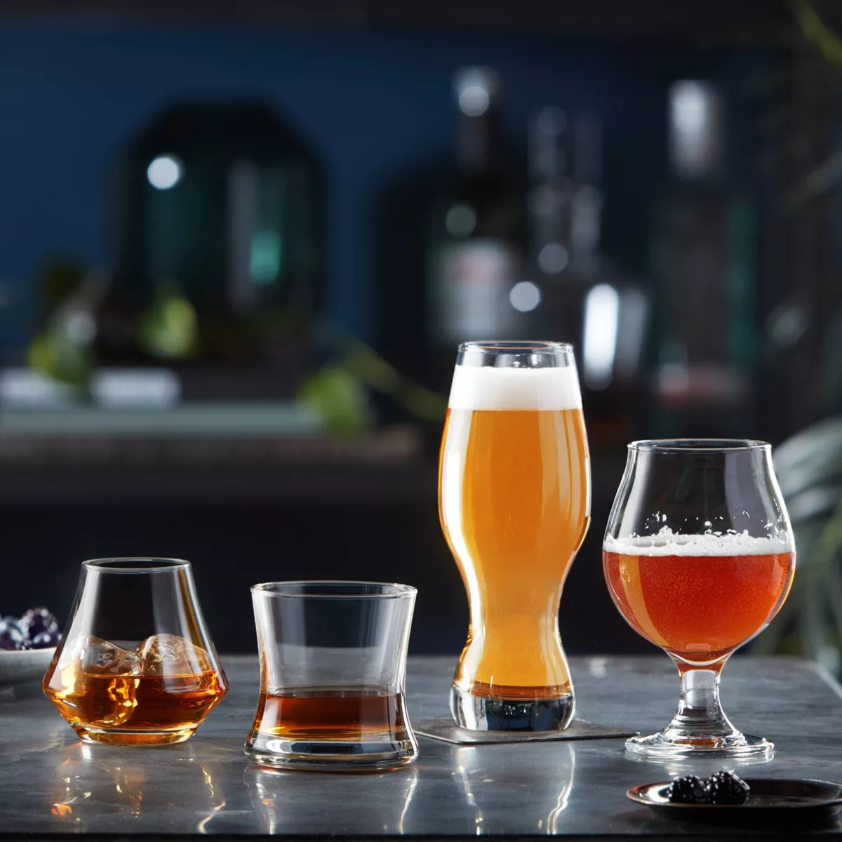 Libbey Classic Belgian Beer Glasses 16oz - 4pc Set