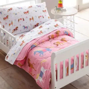 Toddler Horses Microfiber Sheet Set - WildKin