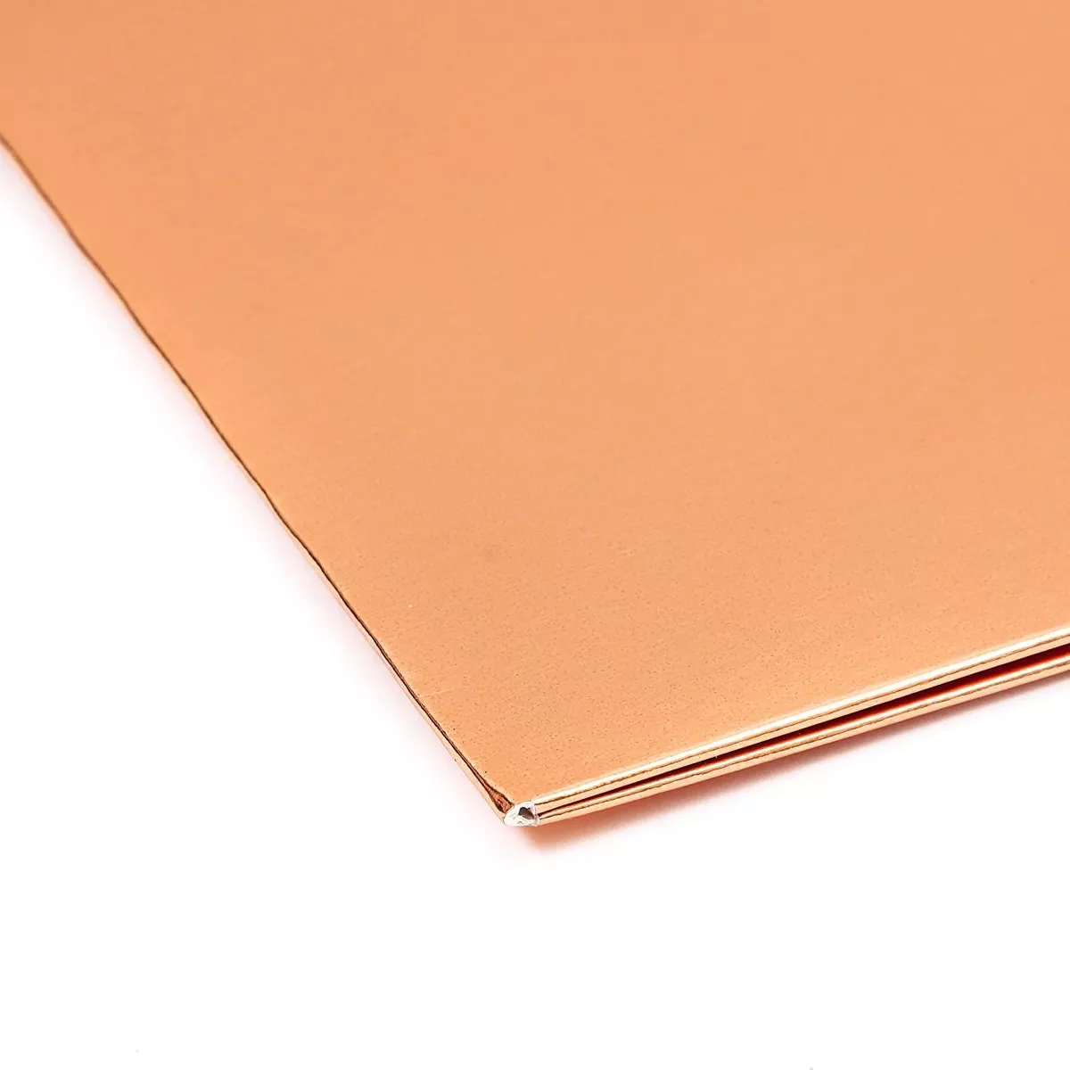 Paper Junkie 24-Pack Metallic Rose Gold Pocket File Folders,Fits Letter Size Paper, Glossy Laminated, 12