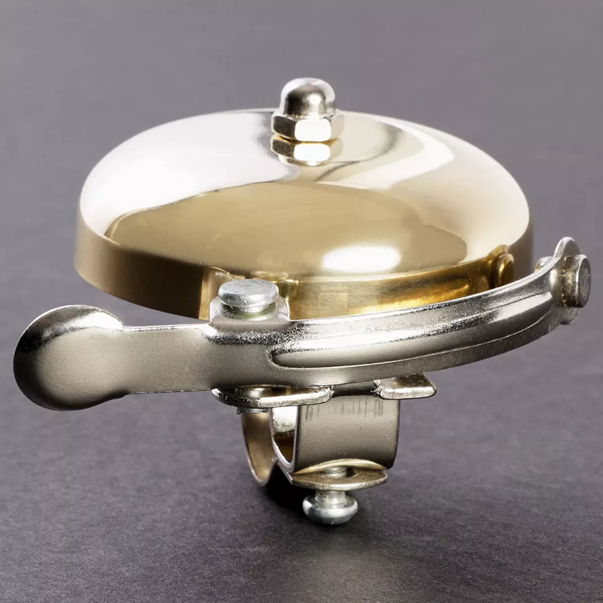 Juvale Classic Brass Bicycle Bell for Handlebars for Adults and Kids (Gold, 2.2 in)