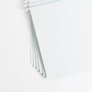 U Brands 6ct Hanging File Folders Pastel