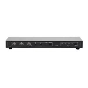 Monoprice 4K 4x1 HDMI 1.4 & USB 2.0 KVM Switch, Includes A USB 2.0 Data Connection With Over Current Detection And Protection