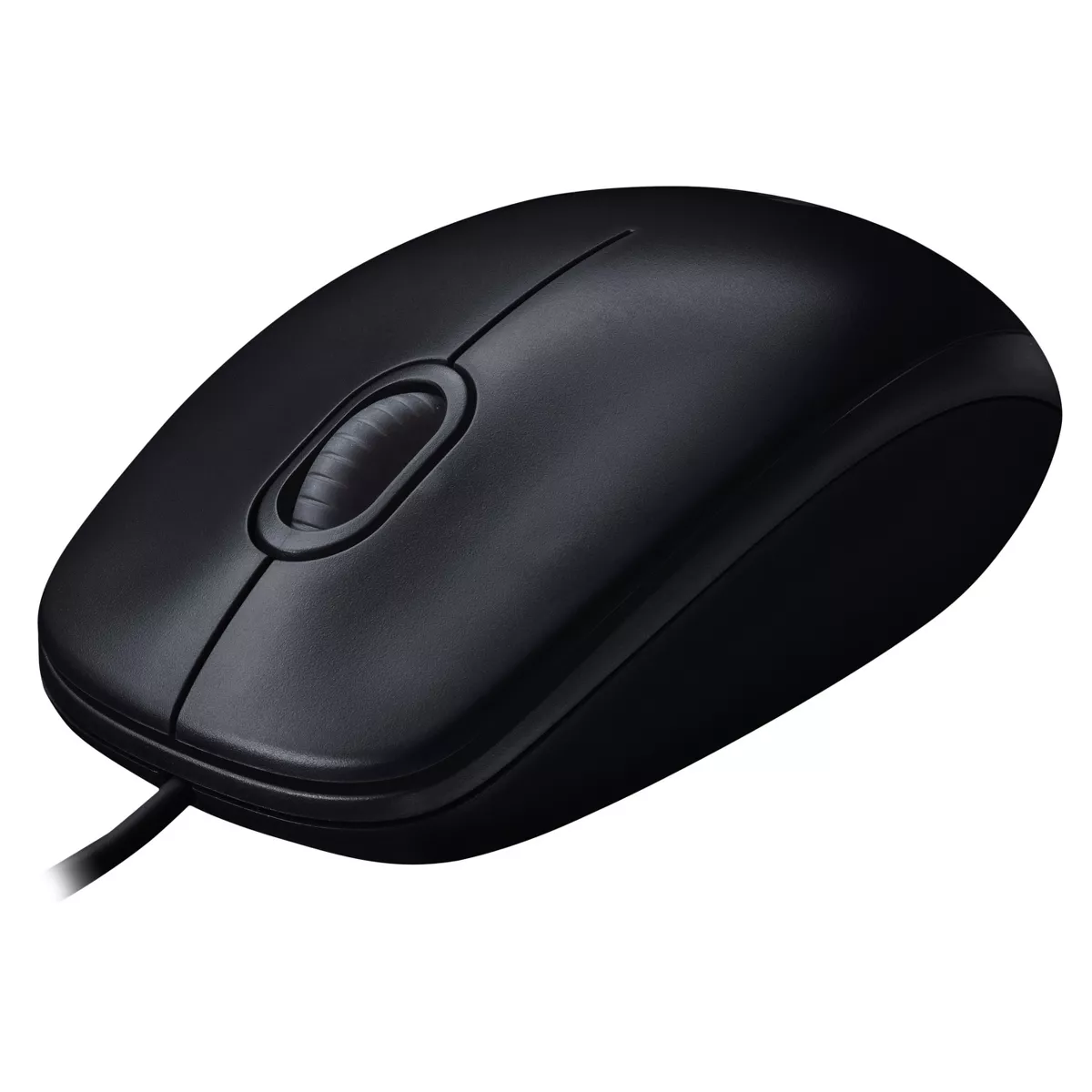 Logitech M100 Wired Mouse - Black (910-001601)
