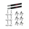 Rubbermaid 2 48 Inch Horizontal Wall Storage Rail w/ Garage & S Hooks (6 Pack)