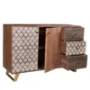 Olga Retro Sideboard Natural - Timbergirl