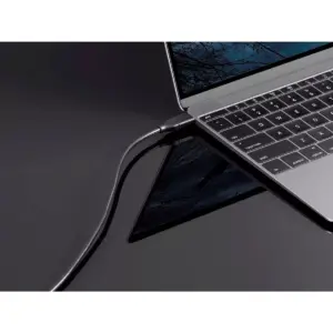 Monoprice USB & Lightning Cable - 4 Meter - Black | Essentials 2.0 USB-C to USB-C, 5A, 480 Mbps, use with Samsung Galaxy S9 S8 Note 8, Pixel, LG V30