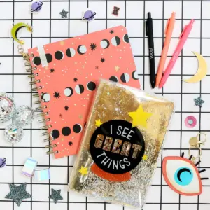 Lined Journal College Ruled I See Great Things Gold - Yoobi™