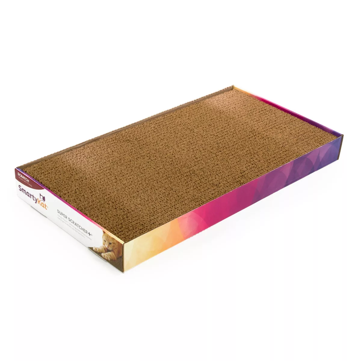 SmartyKat Super Double Wide Corrugate Cat Scratcher - 2pk