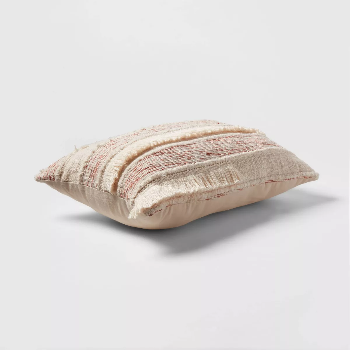 Oblong Fringe Throw Pillow Natural - Opalhouse™