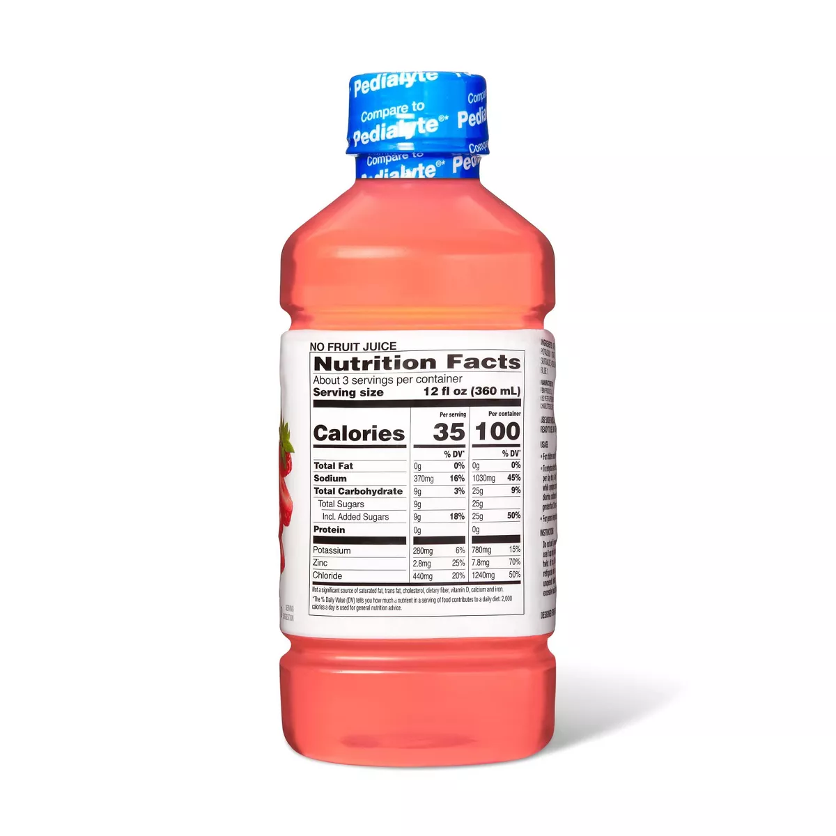 Pediatric Electrolyte Drink - Strawberry - 1L - up & up™