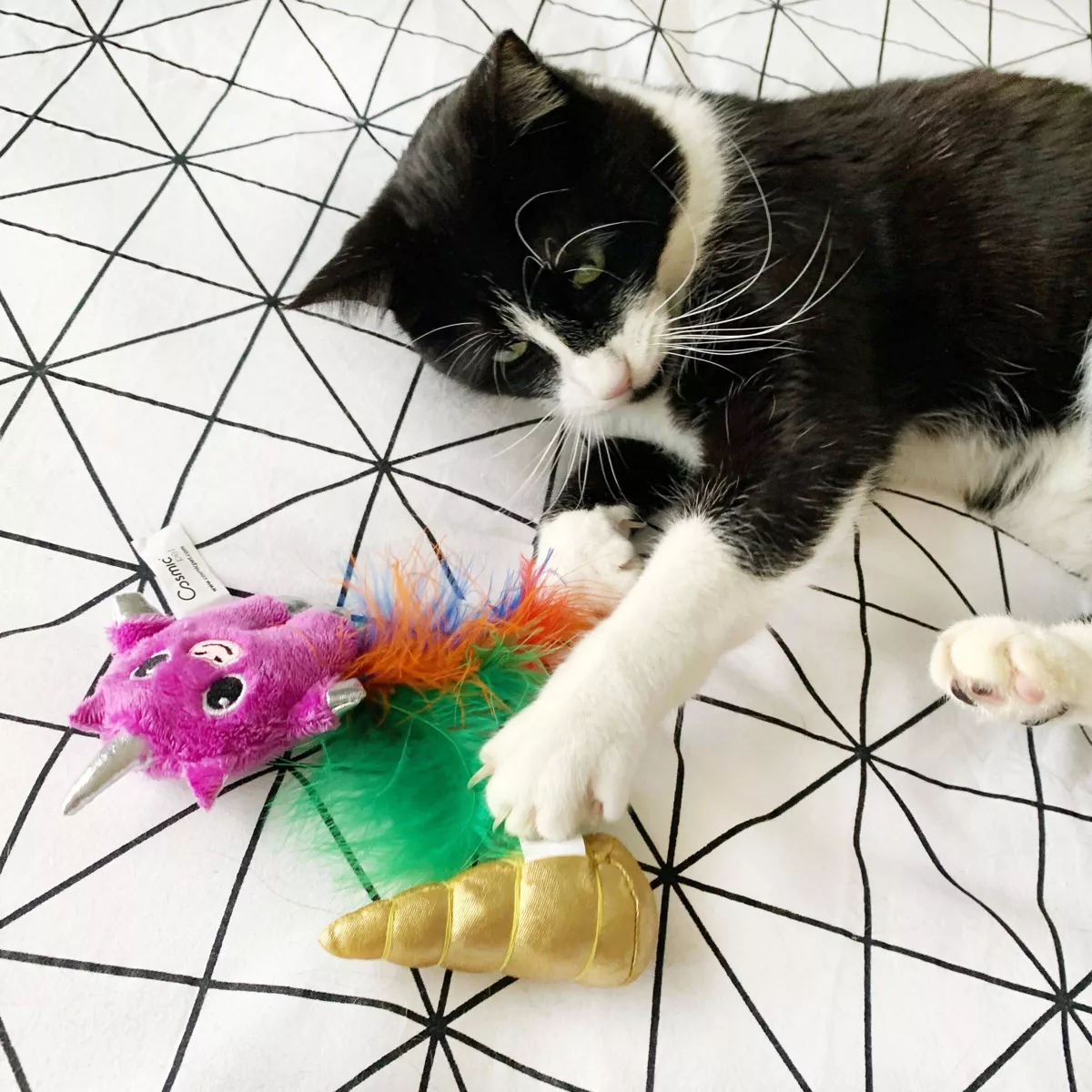 Quirky Kitty Unicorn Cat Toy