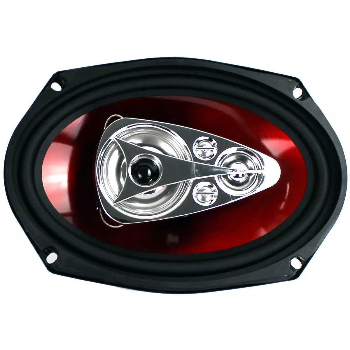 2) BOSS CHAOS CH6950 6x9" 5-Way 600W Car Coaxial Audio Stereo Speakers Pair