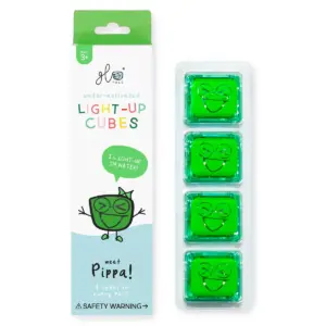 Glo Pals Light Up Water Cubes - 12 Cubes of Red, Green & Blue