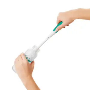 OXO Tot On-The-Go Drying Rack with Bottle Brush - Teal