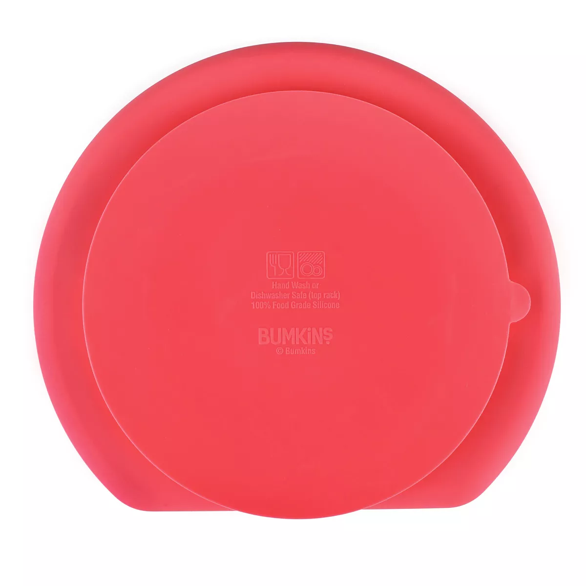 Bumkins Silicone Grip Dish - Red