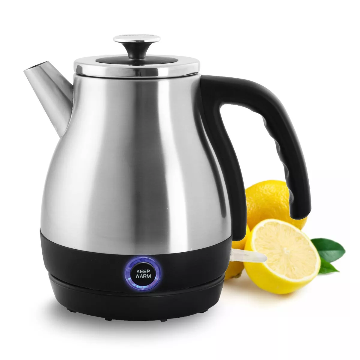 Chantal 28oz Keep Warm Electric Kettle - Brushed Stainless Steel