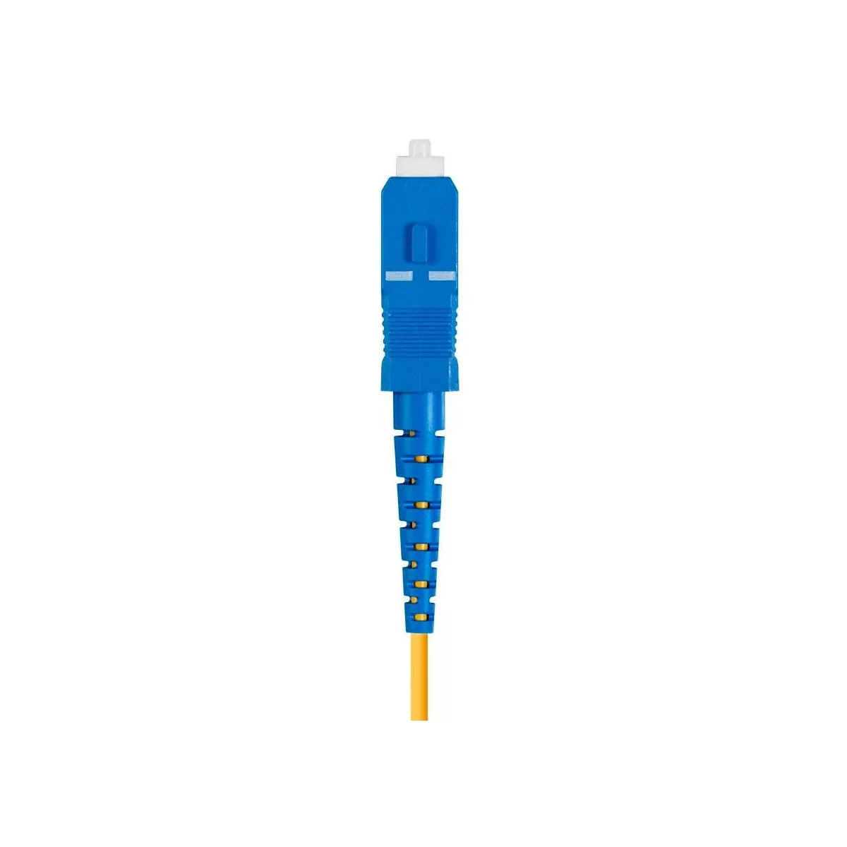 Monoprice Fiber Optic Cable - 15m (Meter) - LC/UPC-SC/UPC, G657A1, Single Mode, Simplex, 2mm, PVC