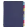 Cardinal Poly Index Dividers Letter Multicolor 8-Tabs/Set 4 Sets/Pack 84019