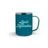 OCS Designs 12oz Double Walled Stainless Steel Coffee Desk Mug - Liquid Motivation