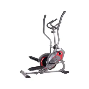 Body Flex Sports Body Power BST800 Stationary 2 In 1 Full Body Elliptical StepTrac Cardio Workout Machine with Curve Crank Technology