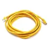 Monoprice Cat6 Ethernet Patch Cable - 14 Feet - Yellow | Network Internet Cord - RJ45, Stranded, 550Mhz, UTP, Pure Bare Copper Wire, 24AWG