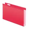 Pendaflex Reinforced 2" Extra Capacity Hanging Folders 1/5 Tab Legal Red 25/Box 4153X2RED