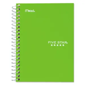 Five Star Wirebound Notebook College Rule 7 x 5 100 Sheets Assorted 45484