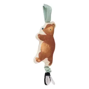 Manhattan Toy Bumble Bear Take Along Jiggle Toy