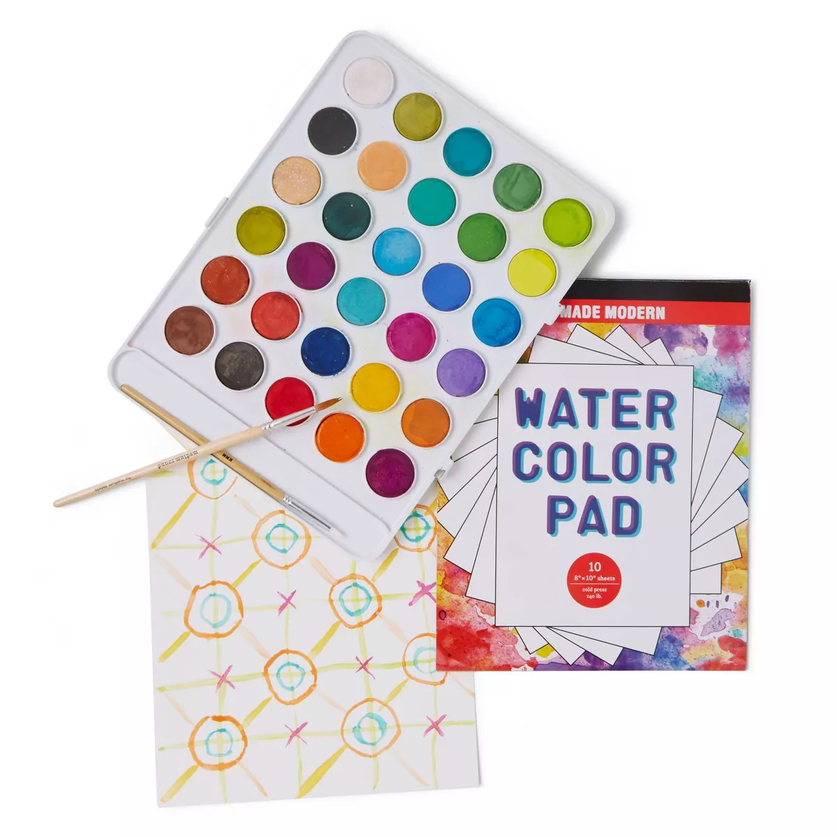 Kid Made Modern Wondrous Watercolor Paints - 30 Color