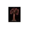 Roman 4' Pre-Lit Artificial Christmas Tree Peppermint Twist Swirl Decoration - Red Lights